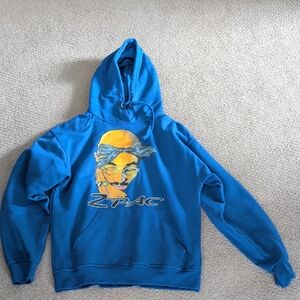 Graphic Blue Men's Pullover Hoodie